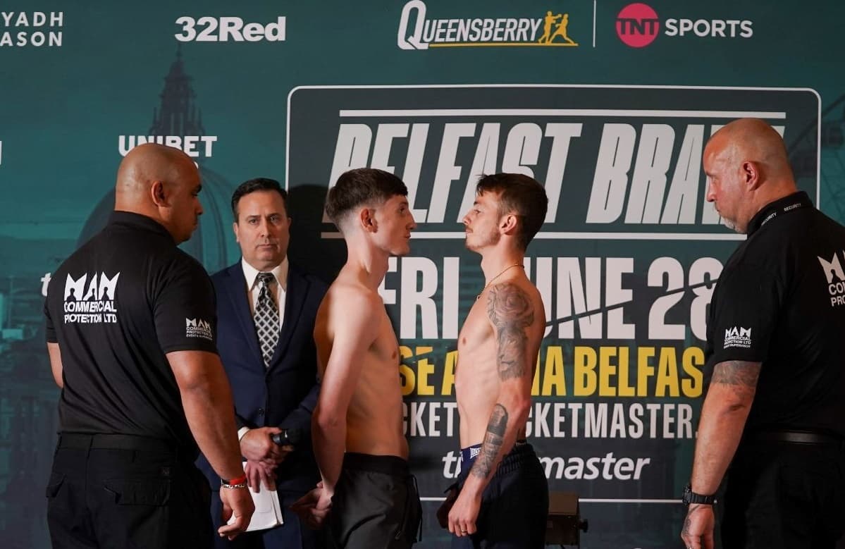 Pierce O Leary vs Darragh Foley Weights