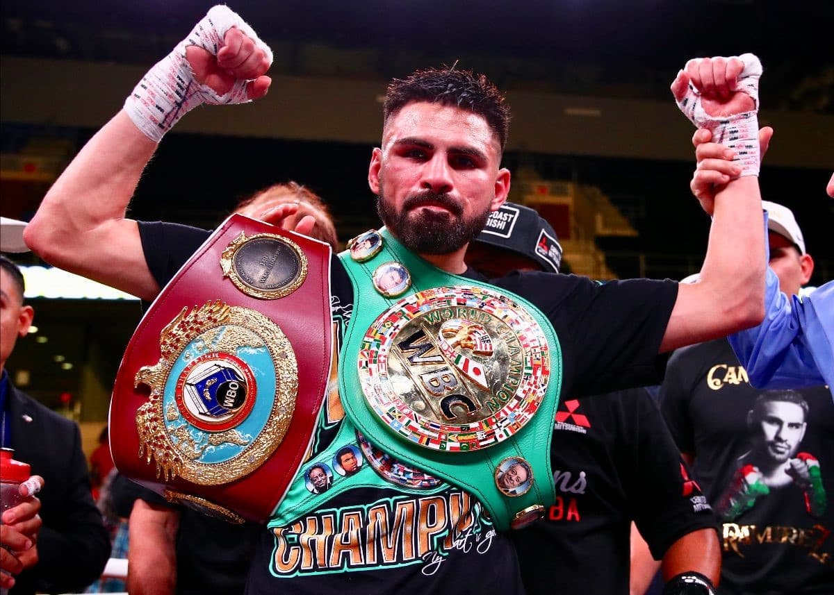 Jose Ramirez WBC WBO Belt