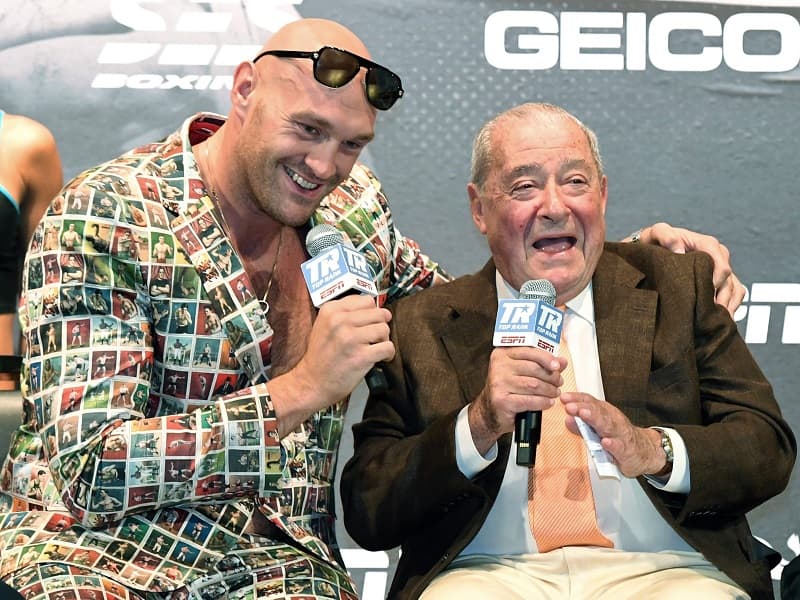 Tyson Fury and Bob Arum