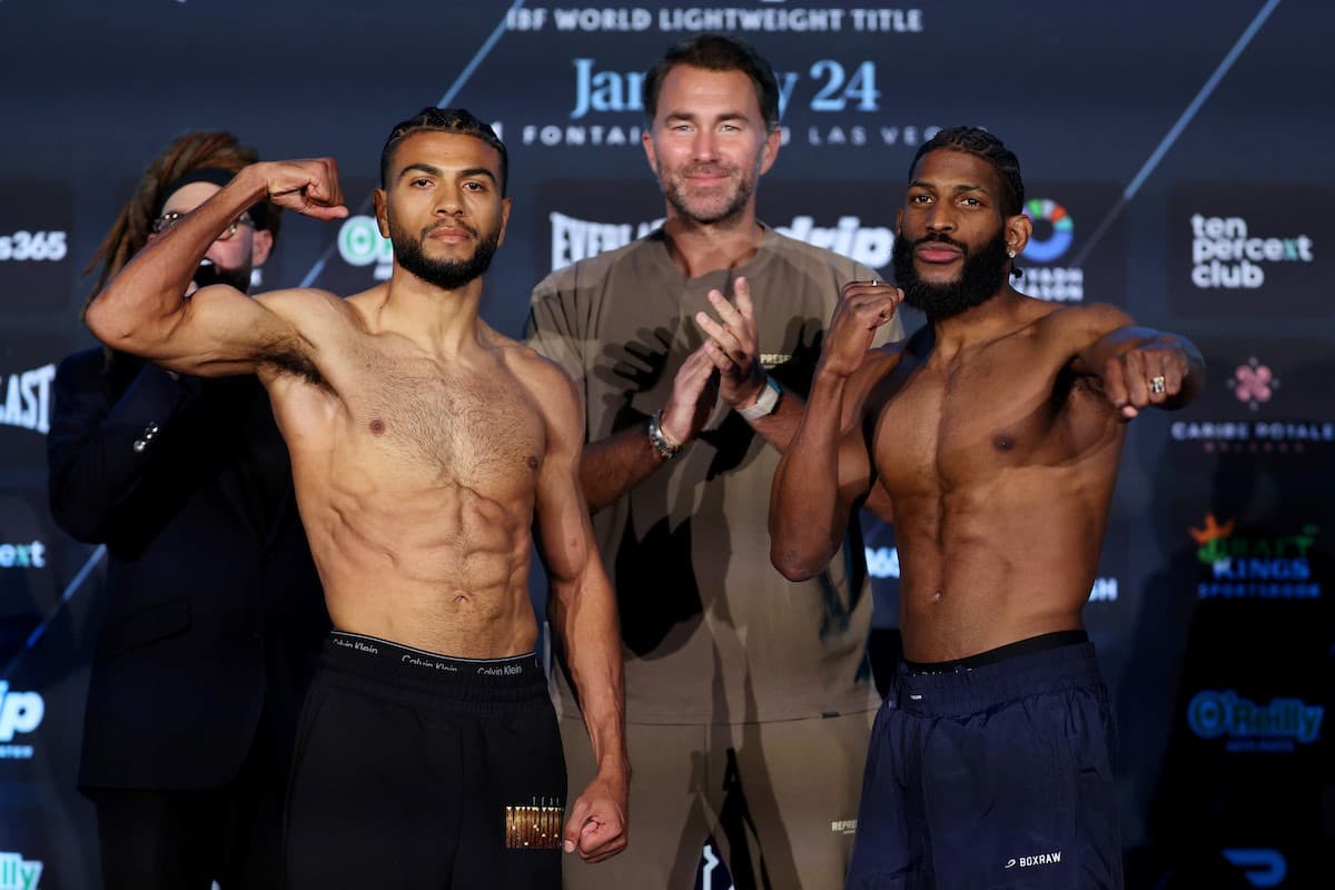 Raymond Muratalla vs Andy Cruz Weighin