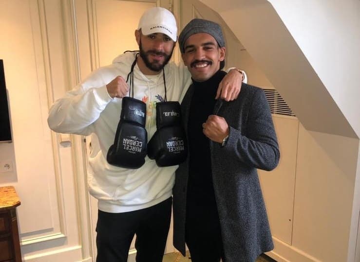 Bilel Jkitou and Karim Benzema