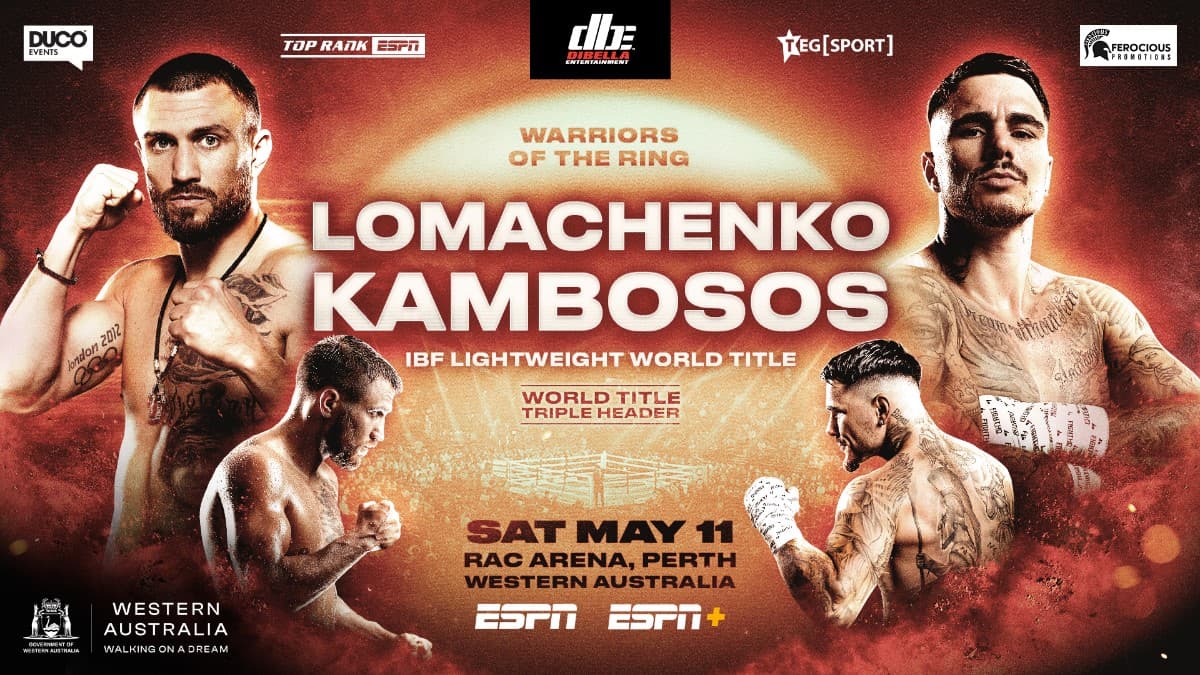 Vasiliy Lomachenko vs George Kambosos Jr
