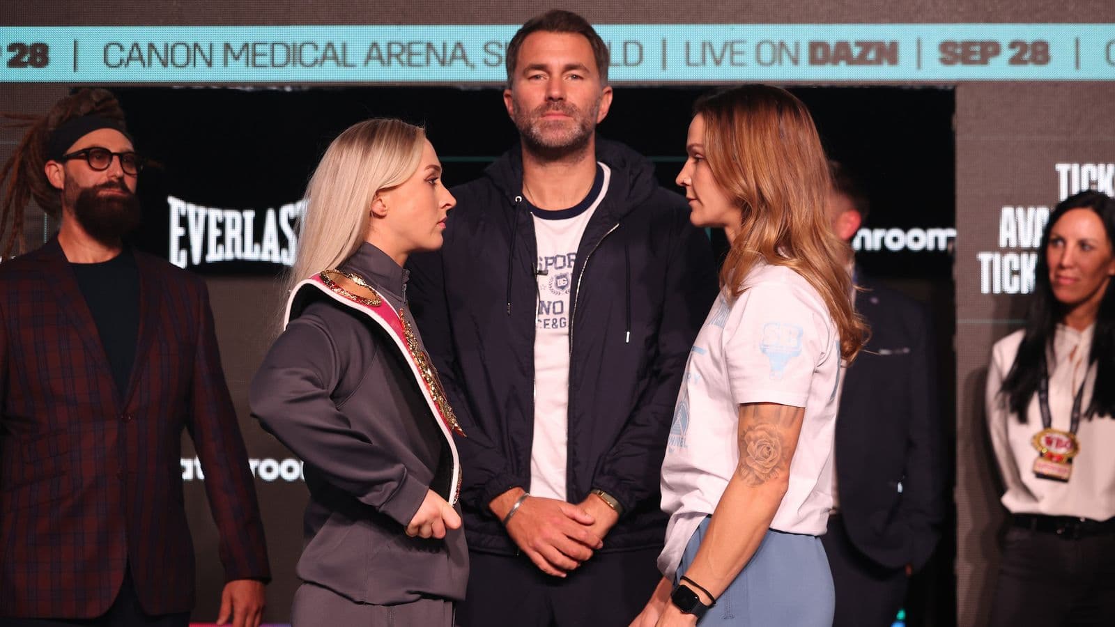Rhiannon Dixon vs Terri Harper Weighin