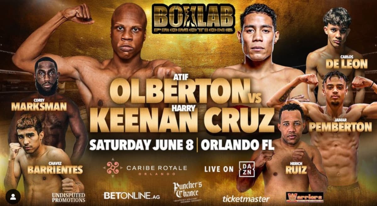 Atif Oberlton vs Harry Keenan Cruz