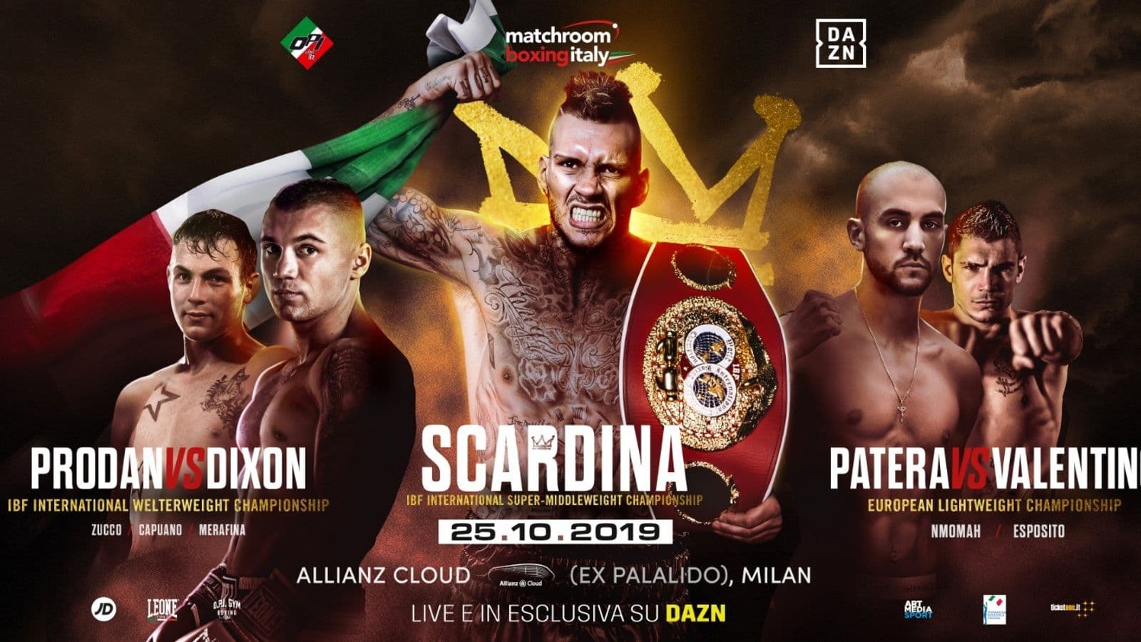 Daniele Scardina Fight Poster