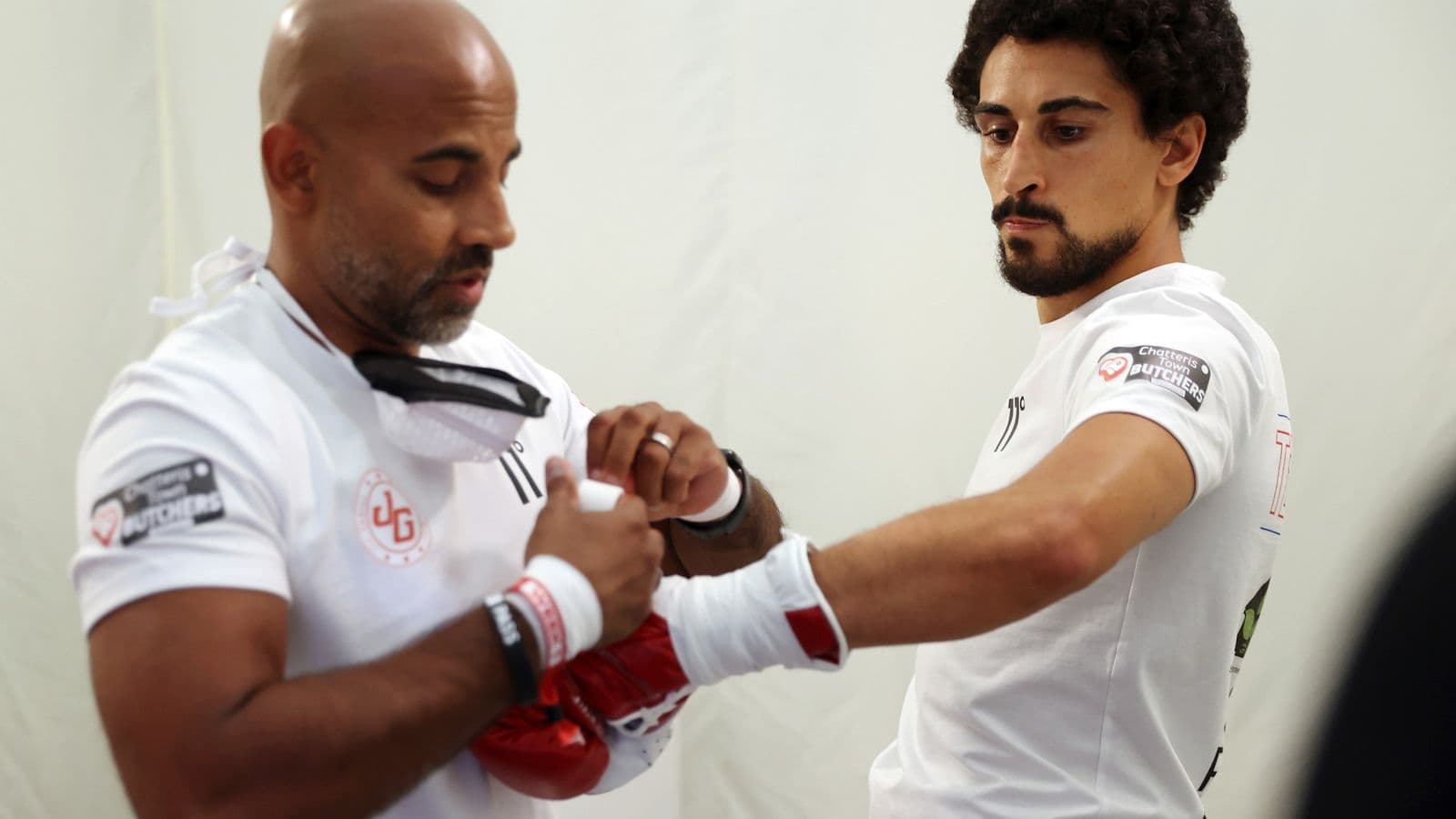Jordan Gill With Dave Coldwell