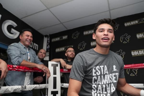 Ryan Garcia With Oscar De La Hoya