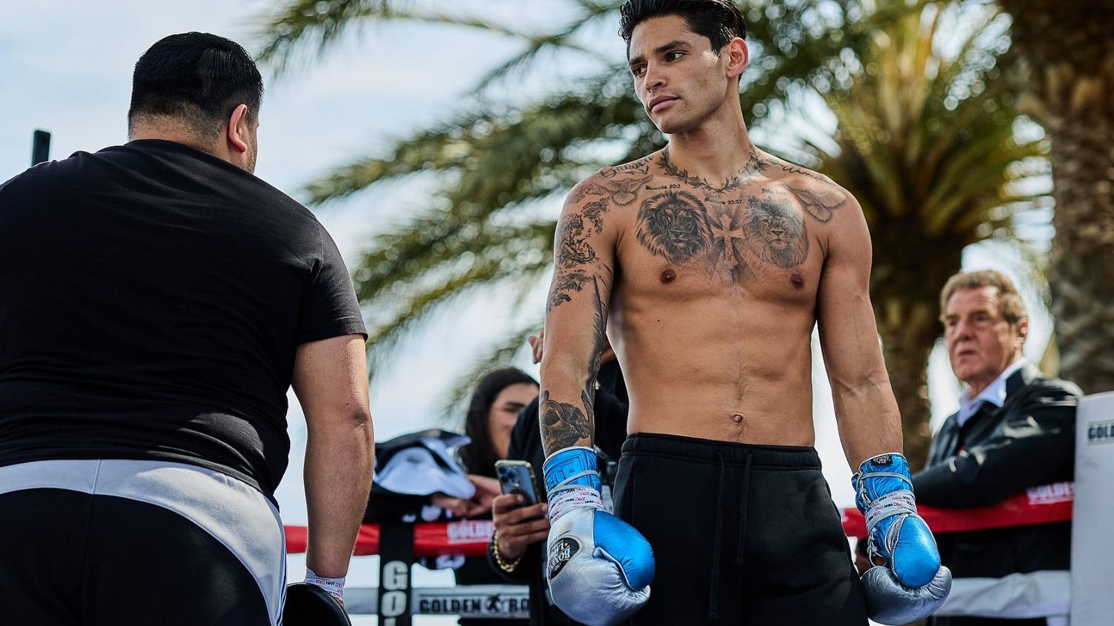 Ryan Garcia vs Gervonta Davis Media Workout