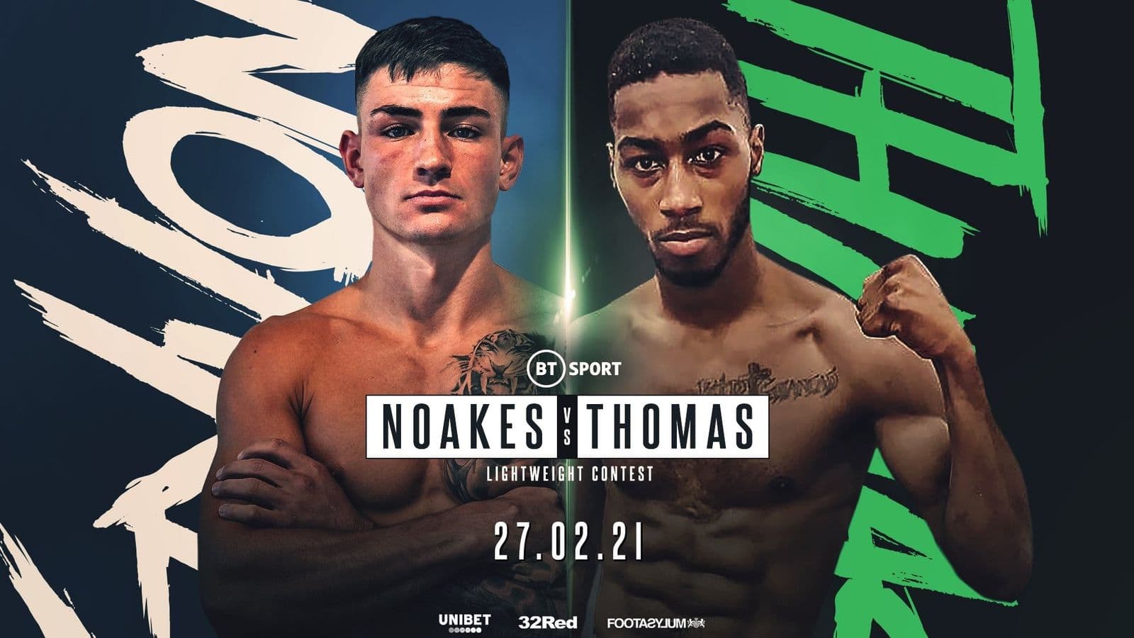 Sam Noakes vs Delmar Thomas