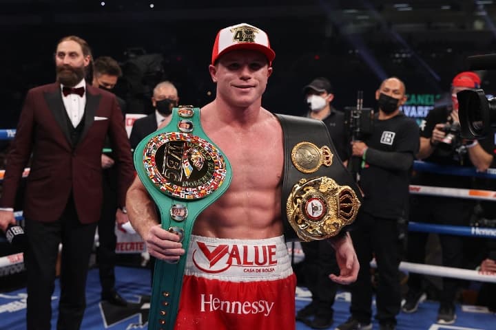 Canelo WBC and WBA
