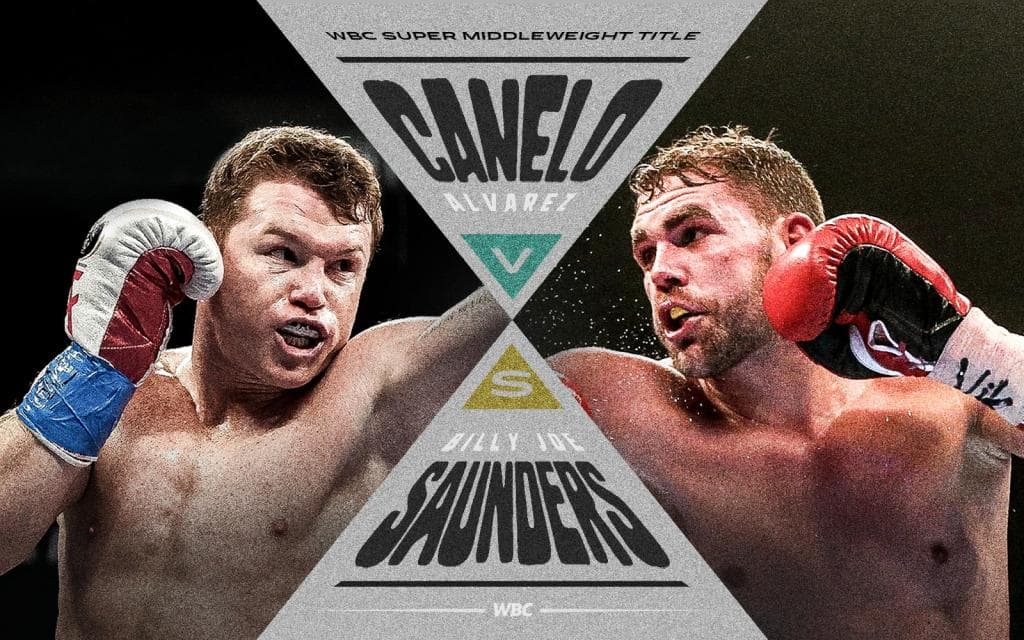 Canelo Alvarez vs Billy Joe Saunders Alt Poster