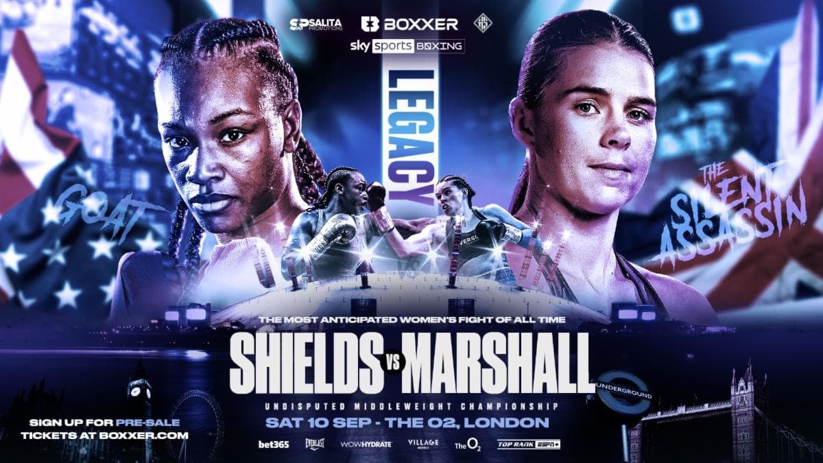Claressa Shields vs Savannah Marshall Boxxer Fight Poster