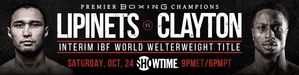 Sergey Lipinets vs Custio Clayton
