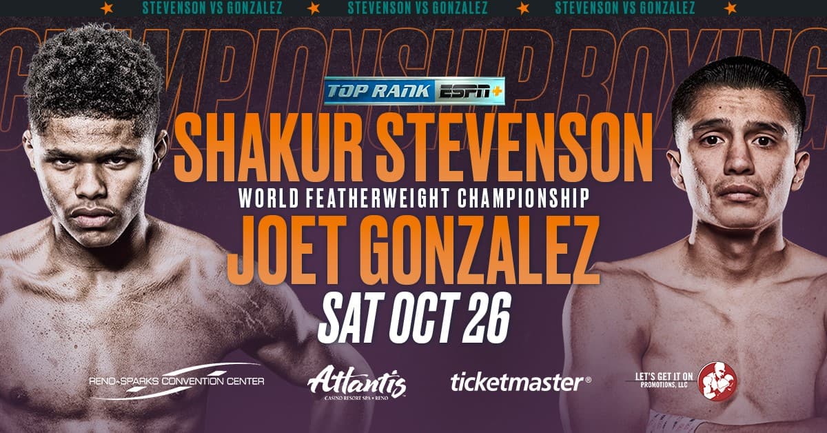 Shakur Stevenson vs Joet Gonzalez