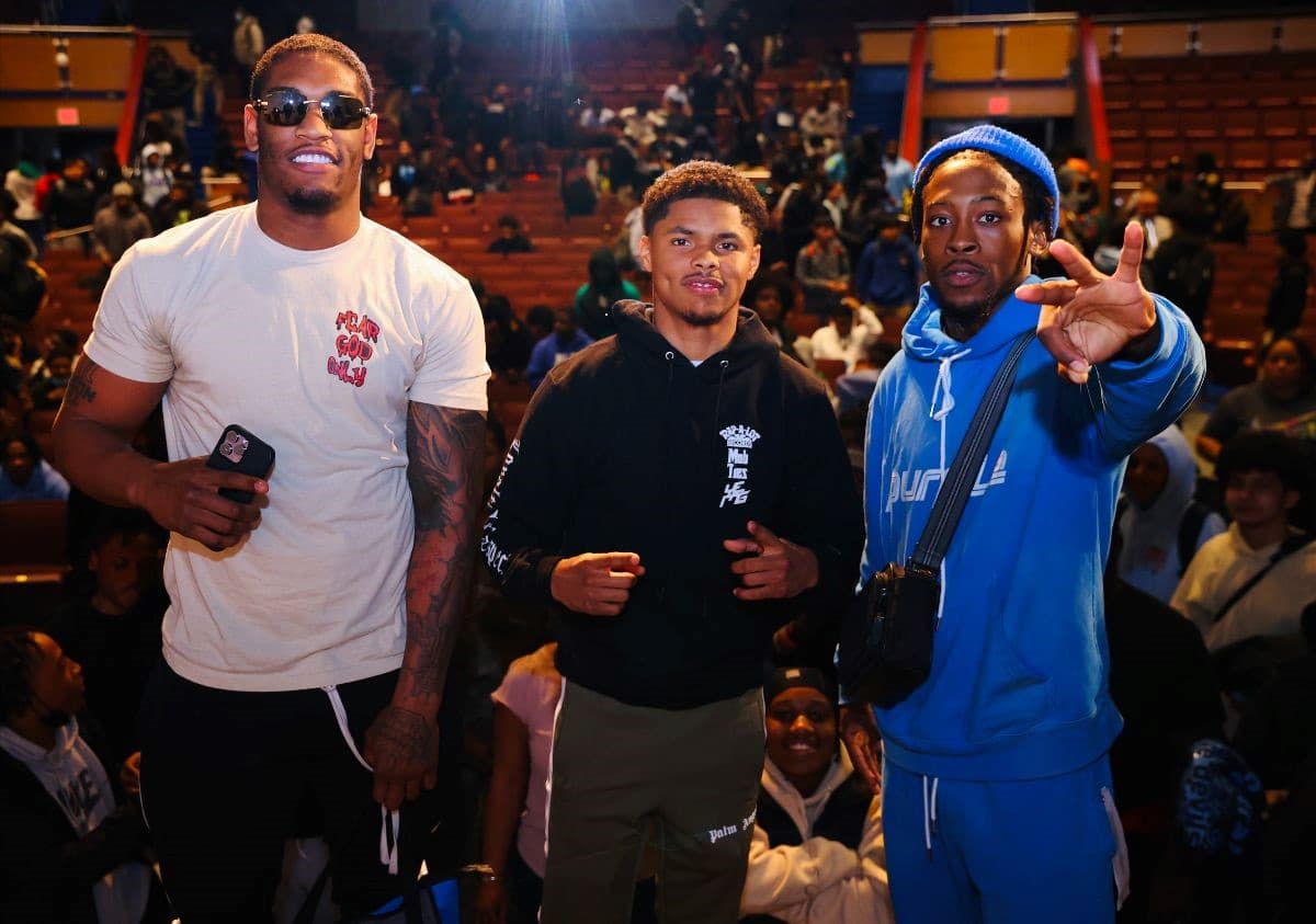 Shakur Stevenson Jared Anderson and Keyshawn Davis