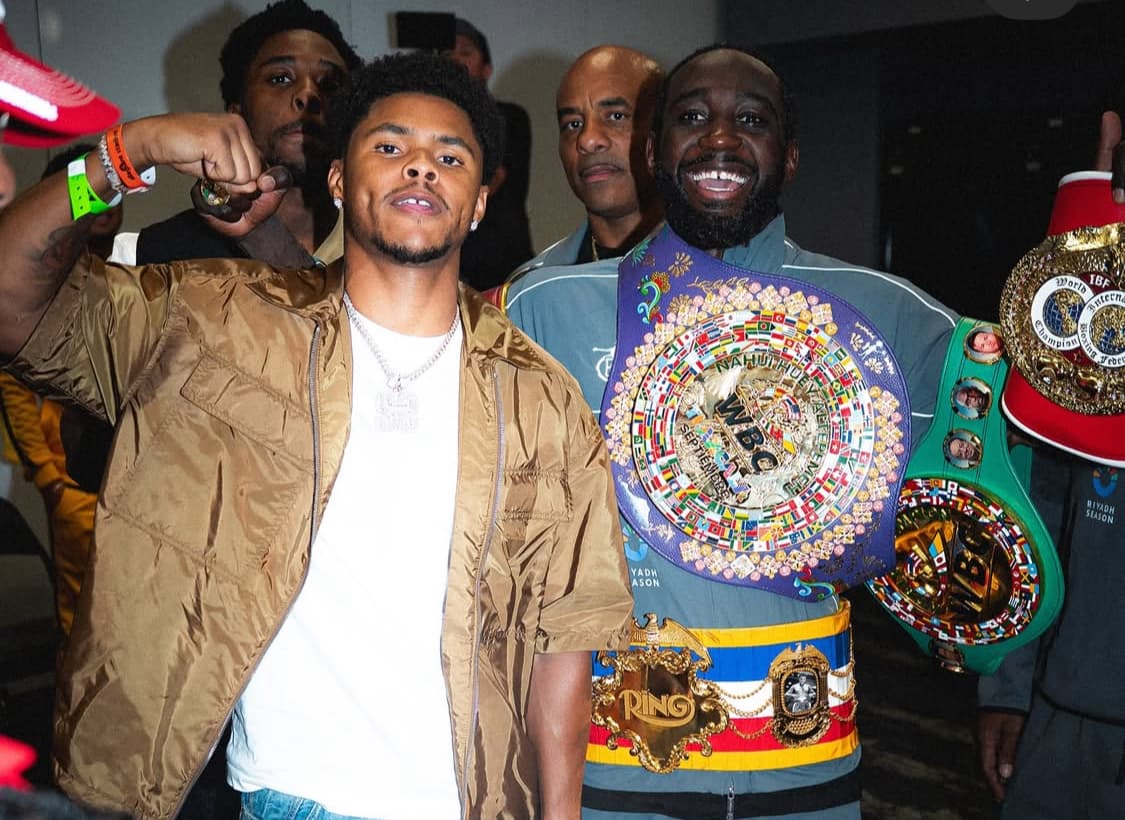 Shakur Stevenson urges Terence Crawford to hang up gloves