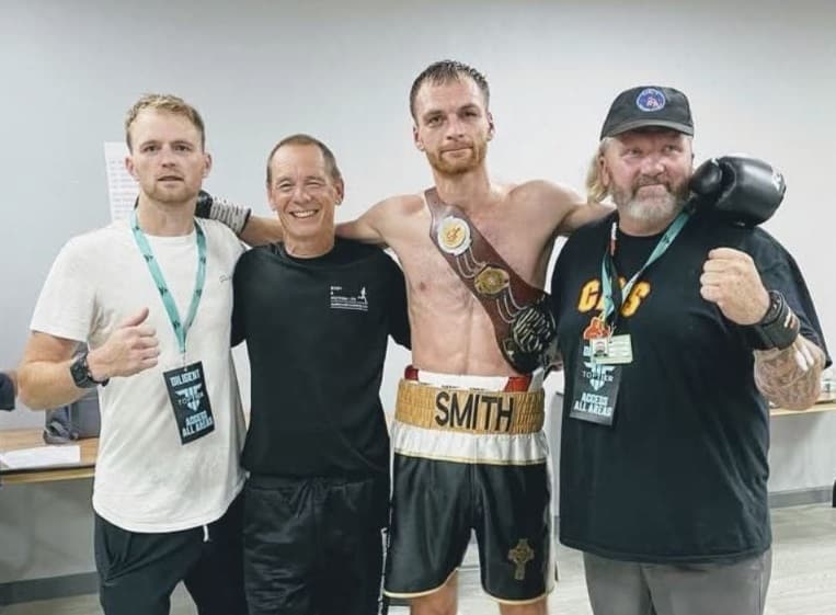 Sam Smith With Team