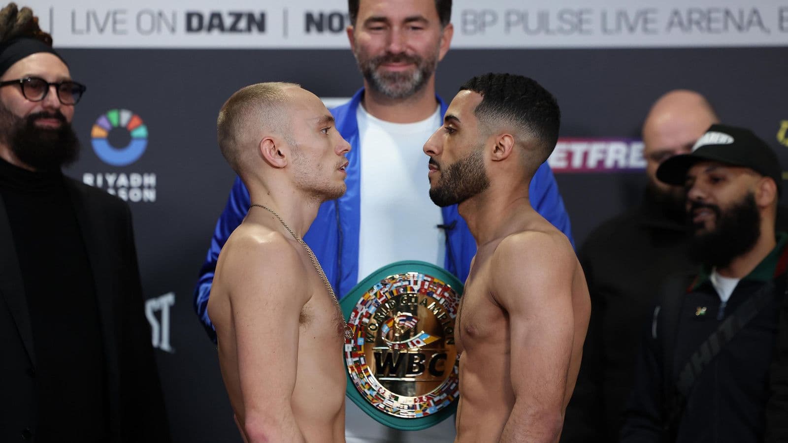 Sunny Edwards vs Galal Yafai Weighin