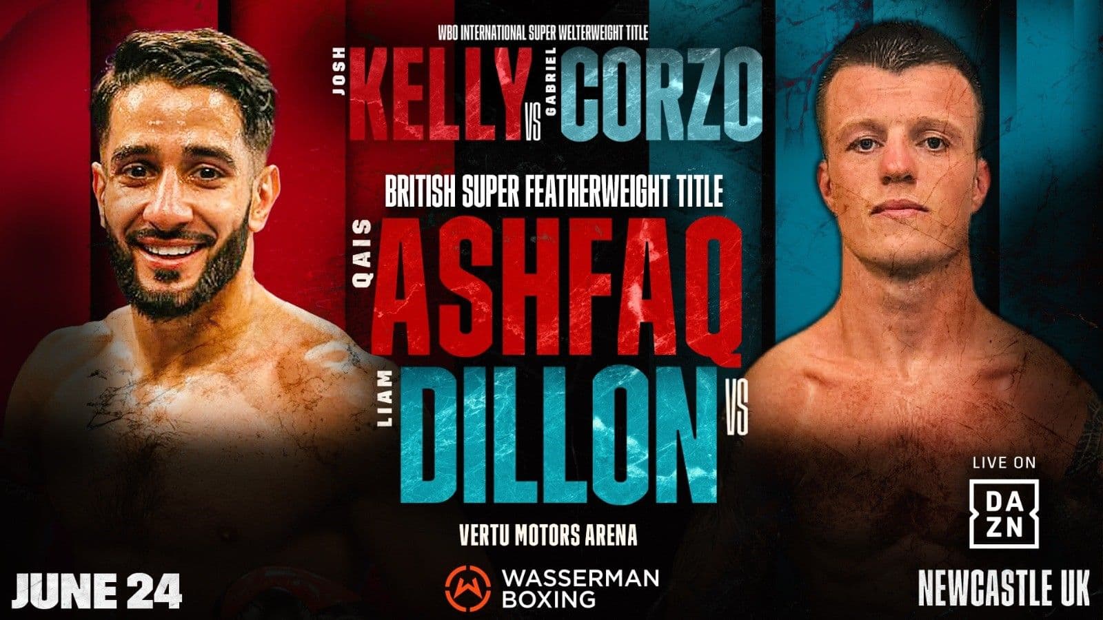 Liam Dillon vs Qais Ashfaq