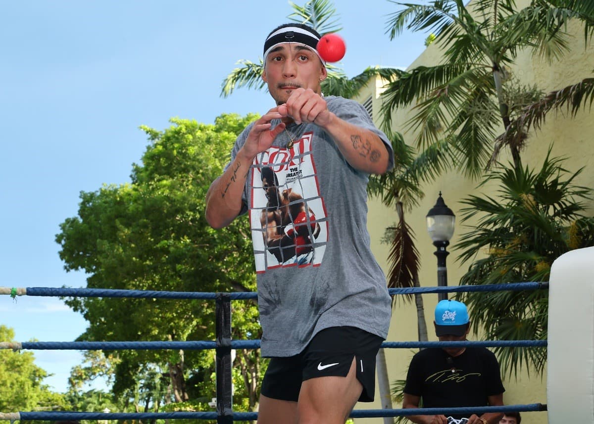 Teofimo Lopez vs Steve Claggett Workout