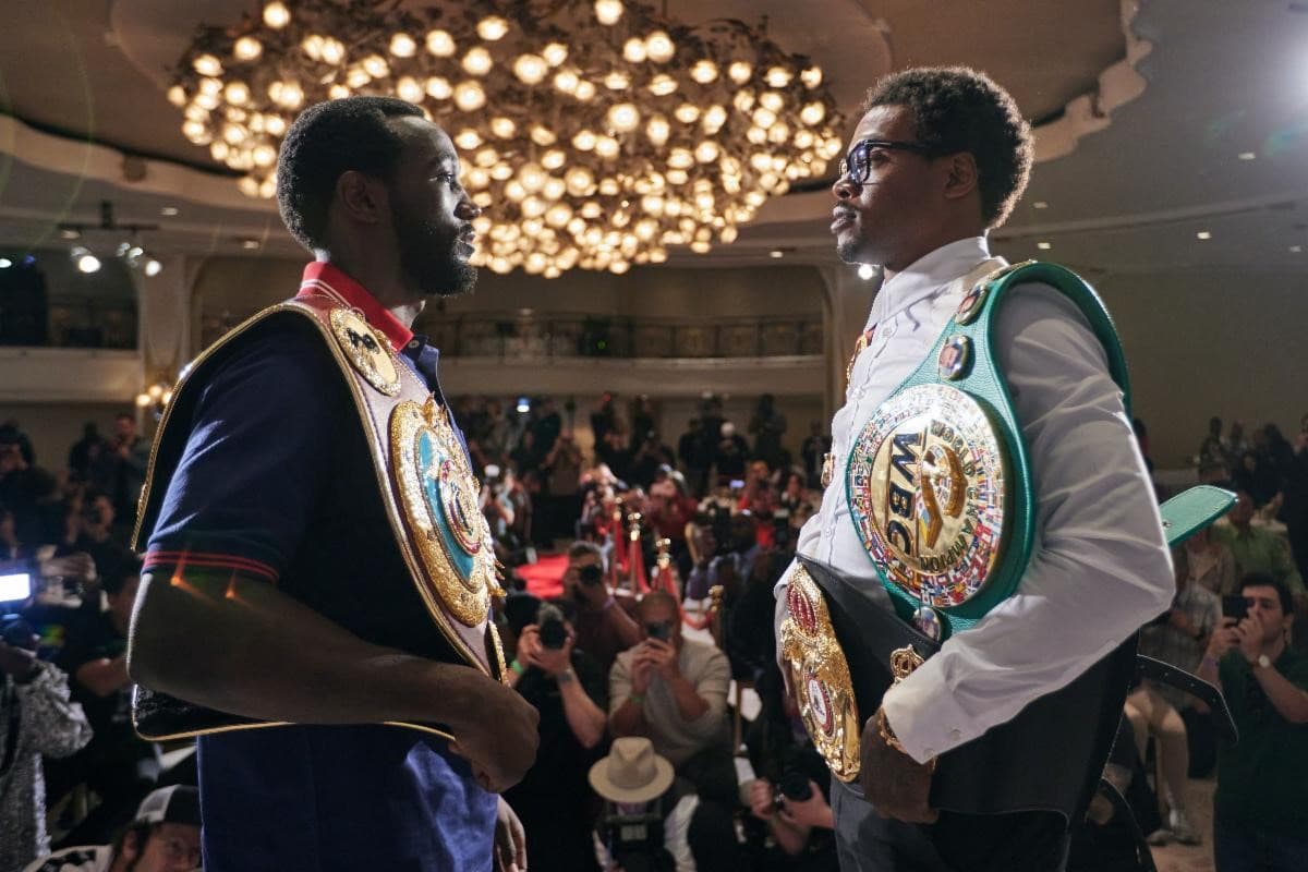 Errol Spence vs Terence Crawford Face to Face