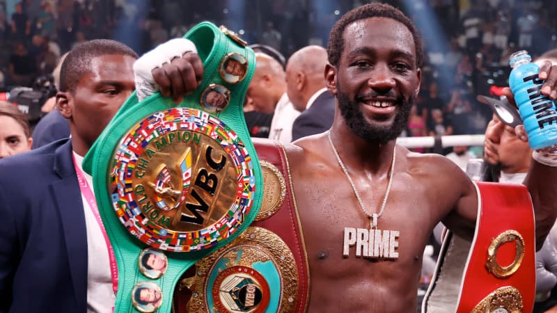 Terence Crawford Belts Prime Drink
