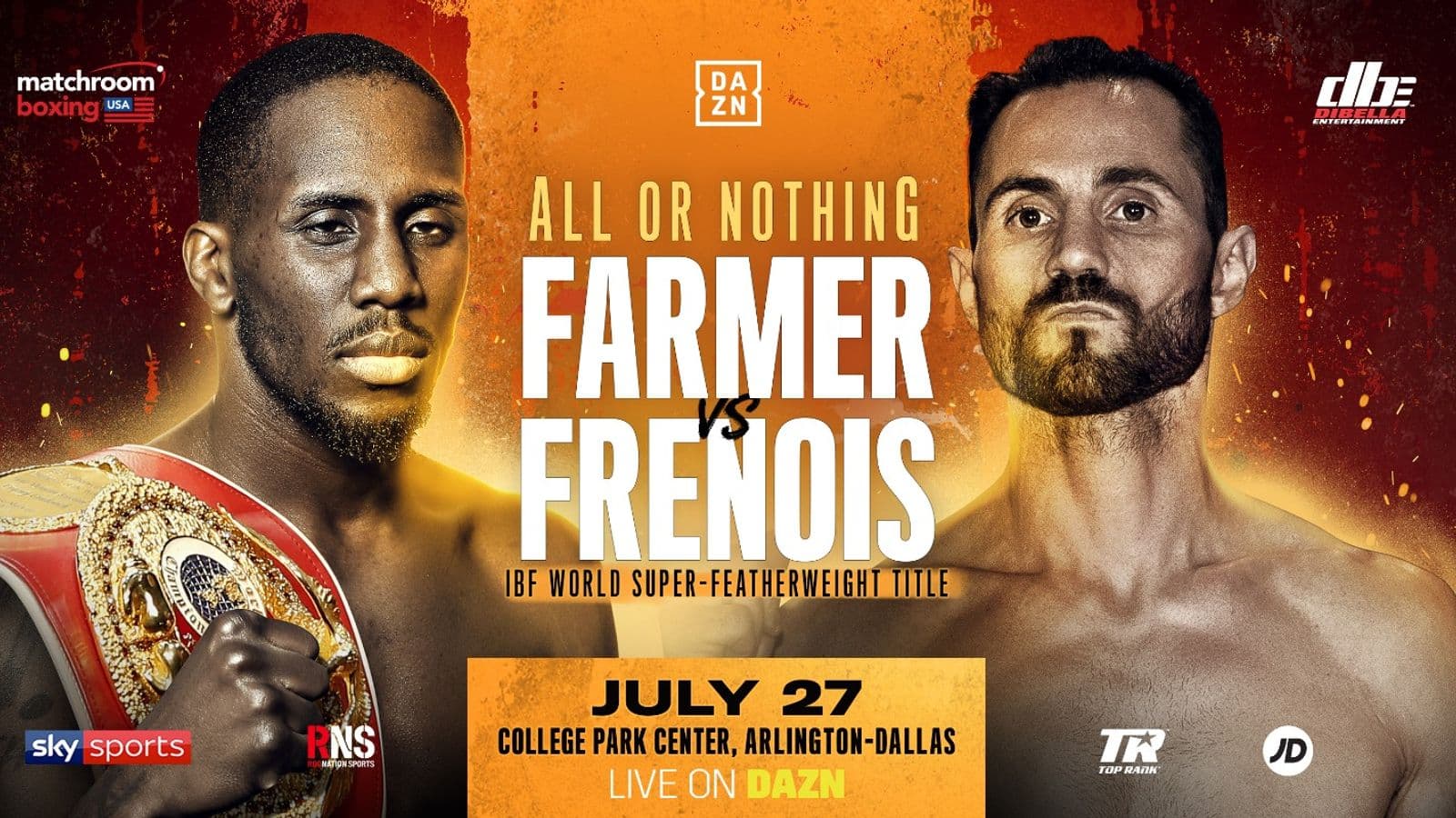 Tevin Farmer vs Guillaume Frenois