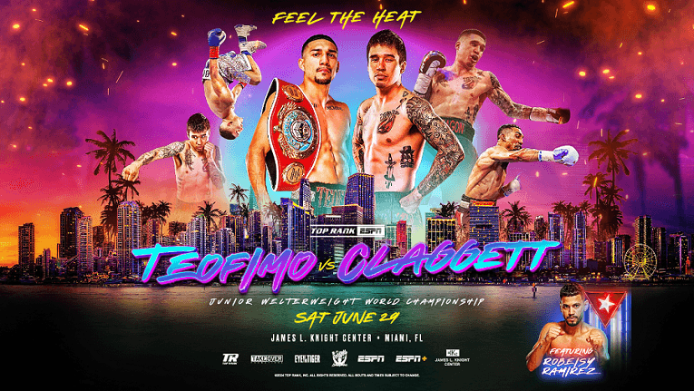 Teofimo Lopez vs Steve Claggett Wide