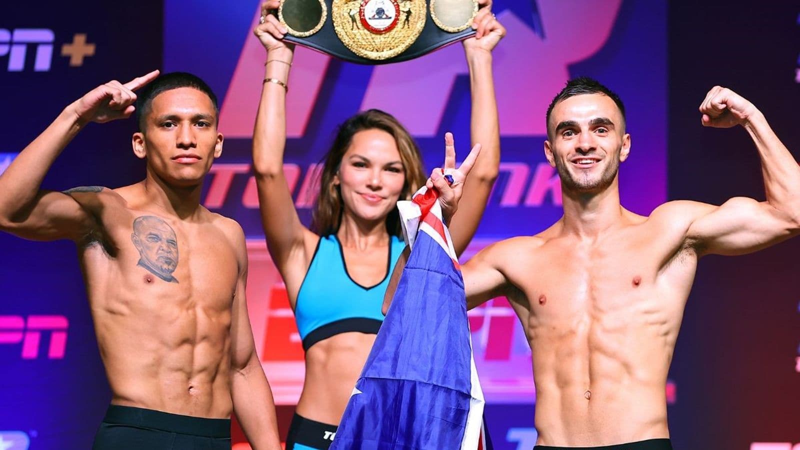 Joshua Franco vs Andrew Moloney 3 Weigh in