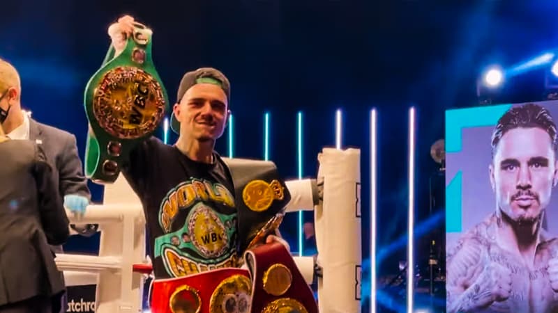 George Kambosos Jr Belts