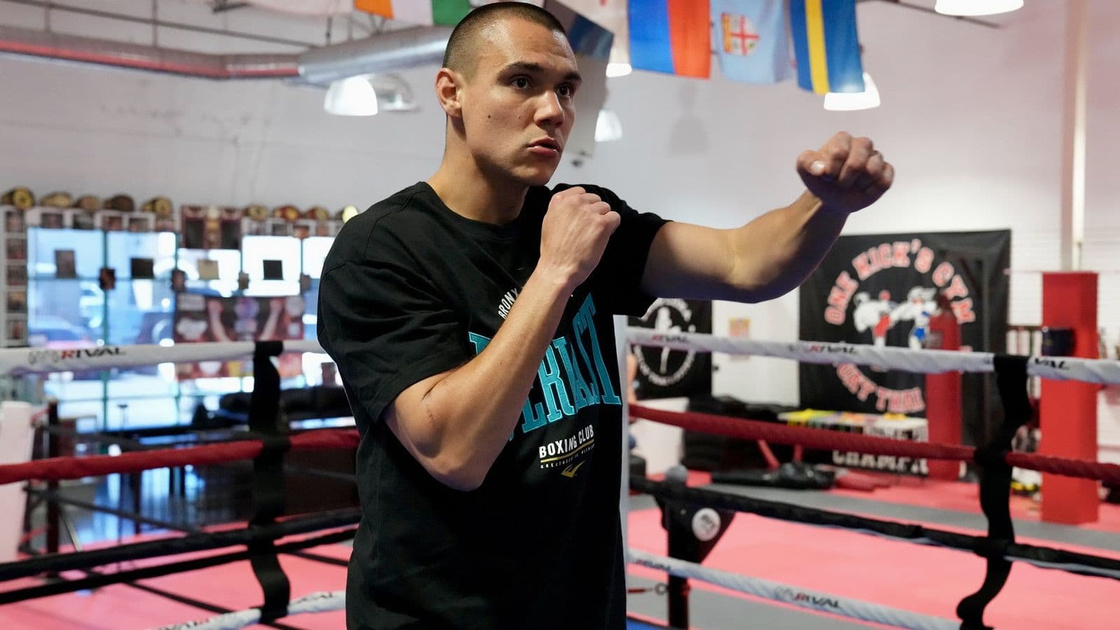 Tim Tszyu Fundora Las Vegas Media Workout