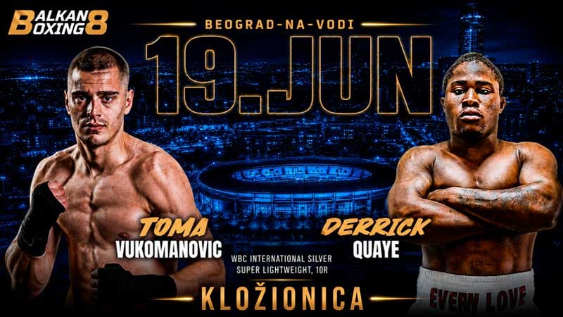 Tomislav Vukomanovic vs Derrick Quaye