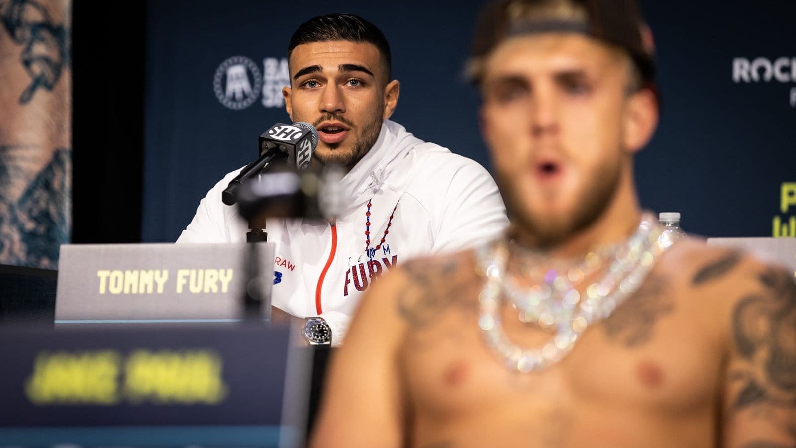 Tommy Fury and Jake Paul