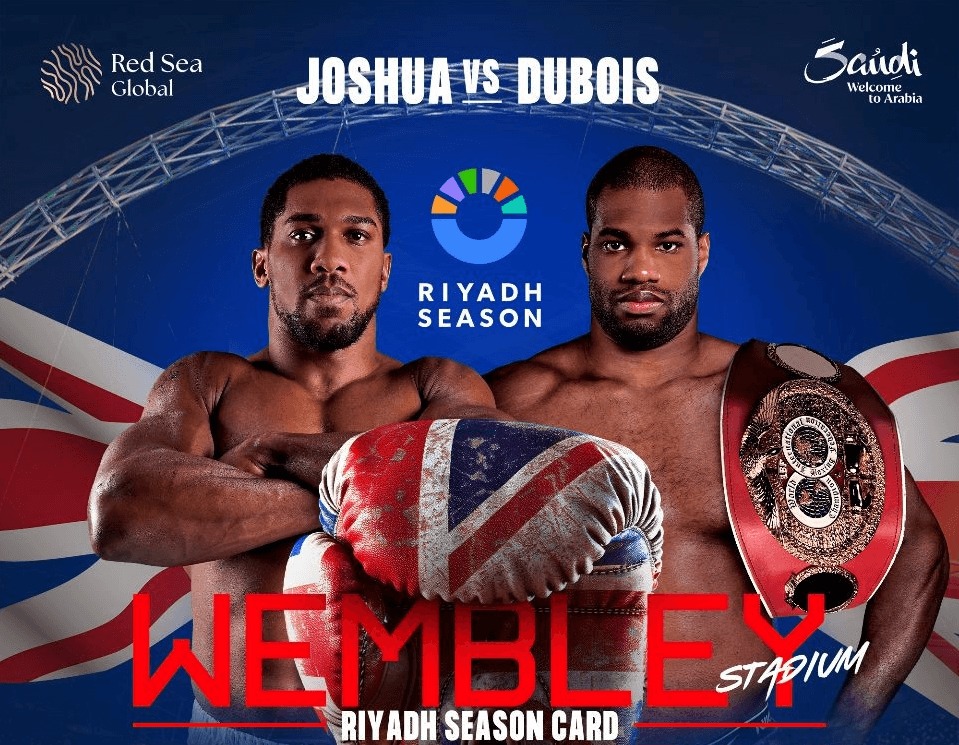 Anthony Joshua vs Daniel Dubois Fight Poster