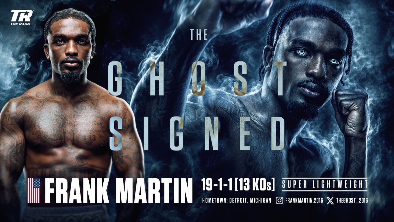 Top Rank capture “The Ghost”