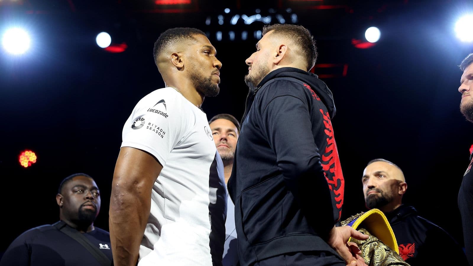 Anthony Joshua vs Kristian Prenga Faceoff