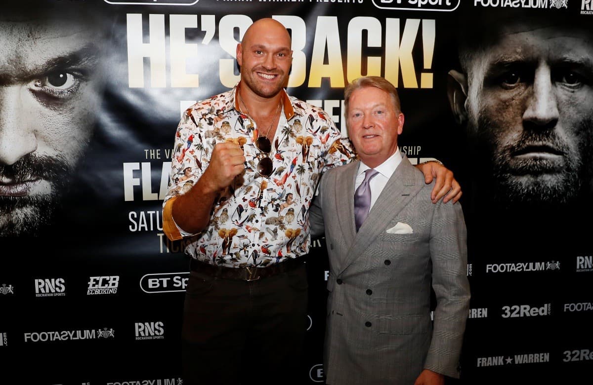 Tyson Fury and Frank Warren