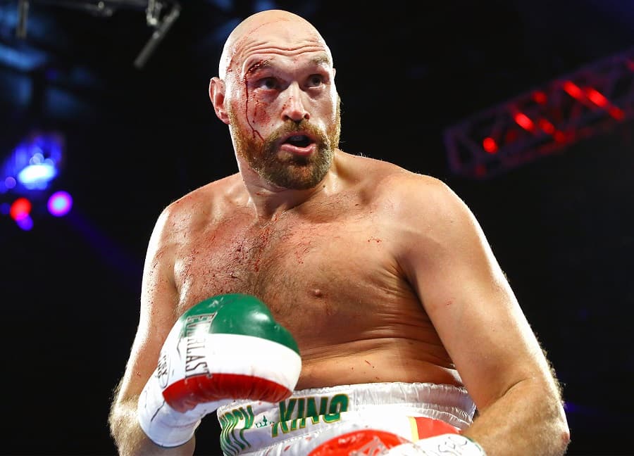 Tyson Fury Bleeding