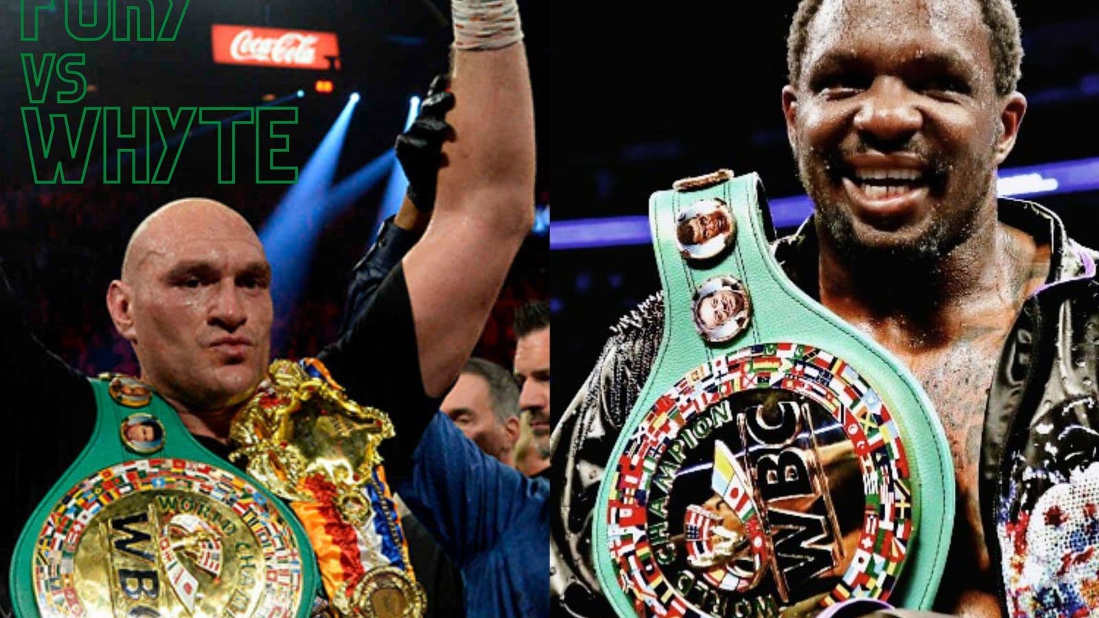 Tyson Fury vs Whyte Belts