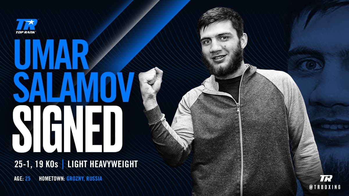 Umar Salamov Signs Top Rank