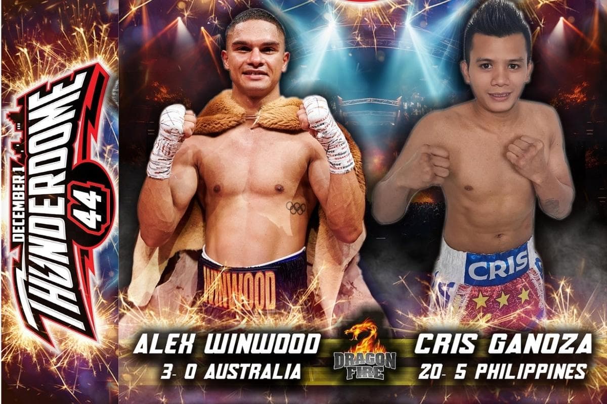 Alex Winwood vs Cris Ganoza Fight Poster