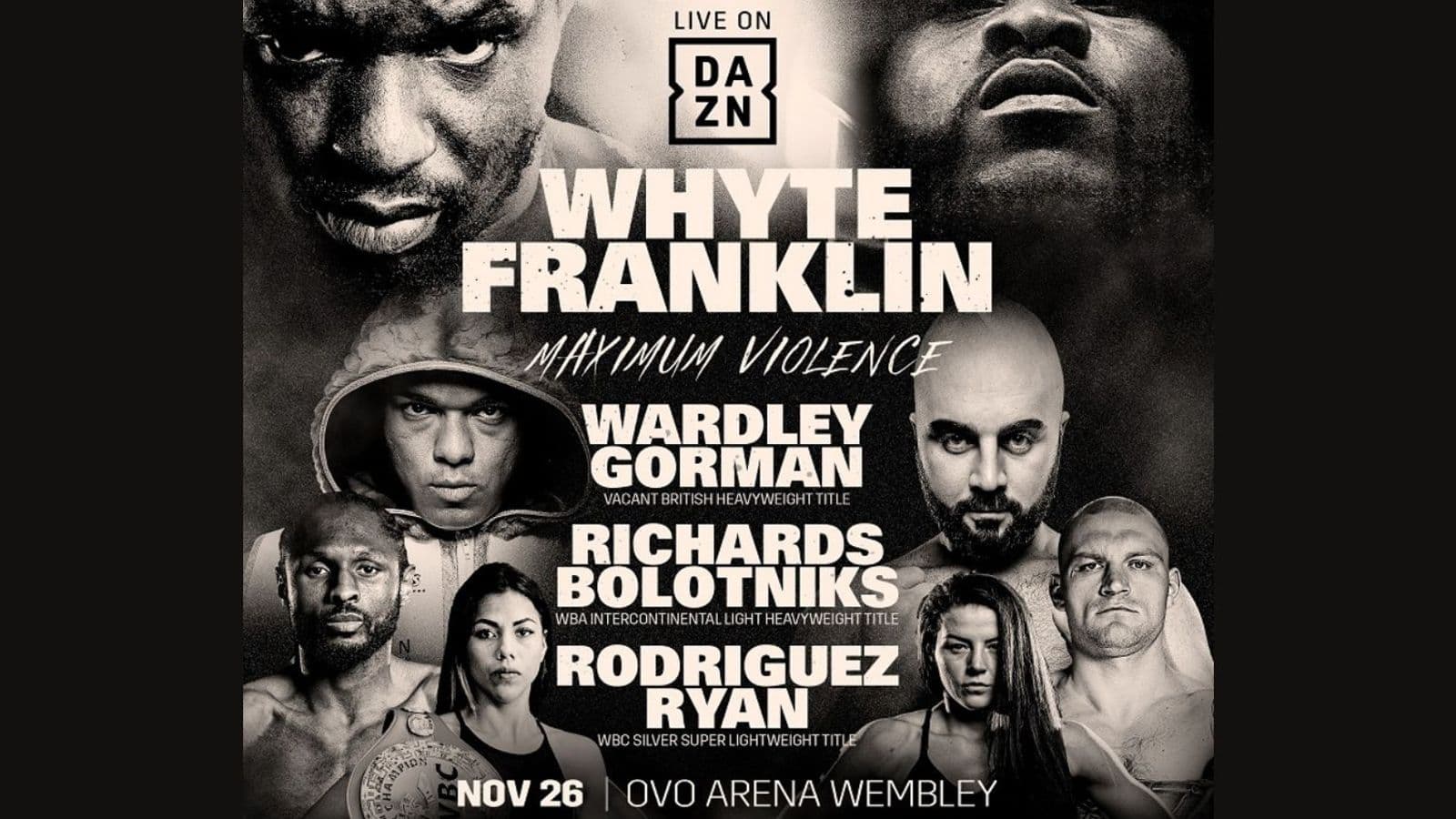 Dillian Whyte vs Jermaine Franklin Landscape