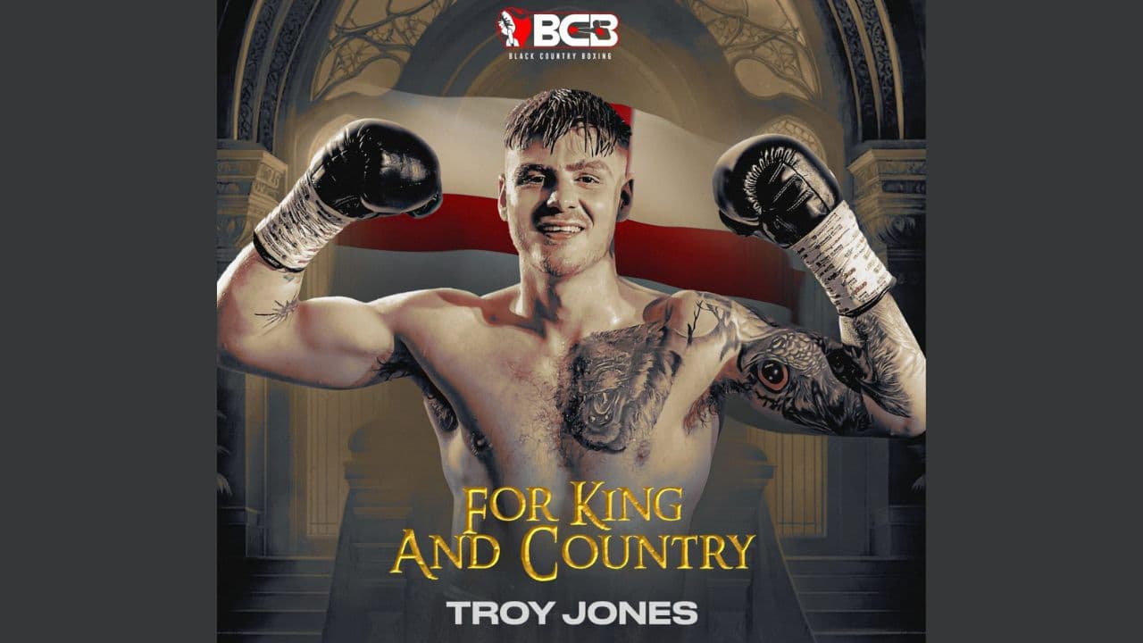 Troy Jones July 6 Fight Poster