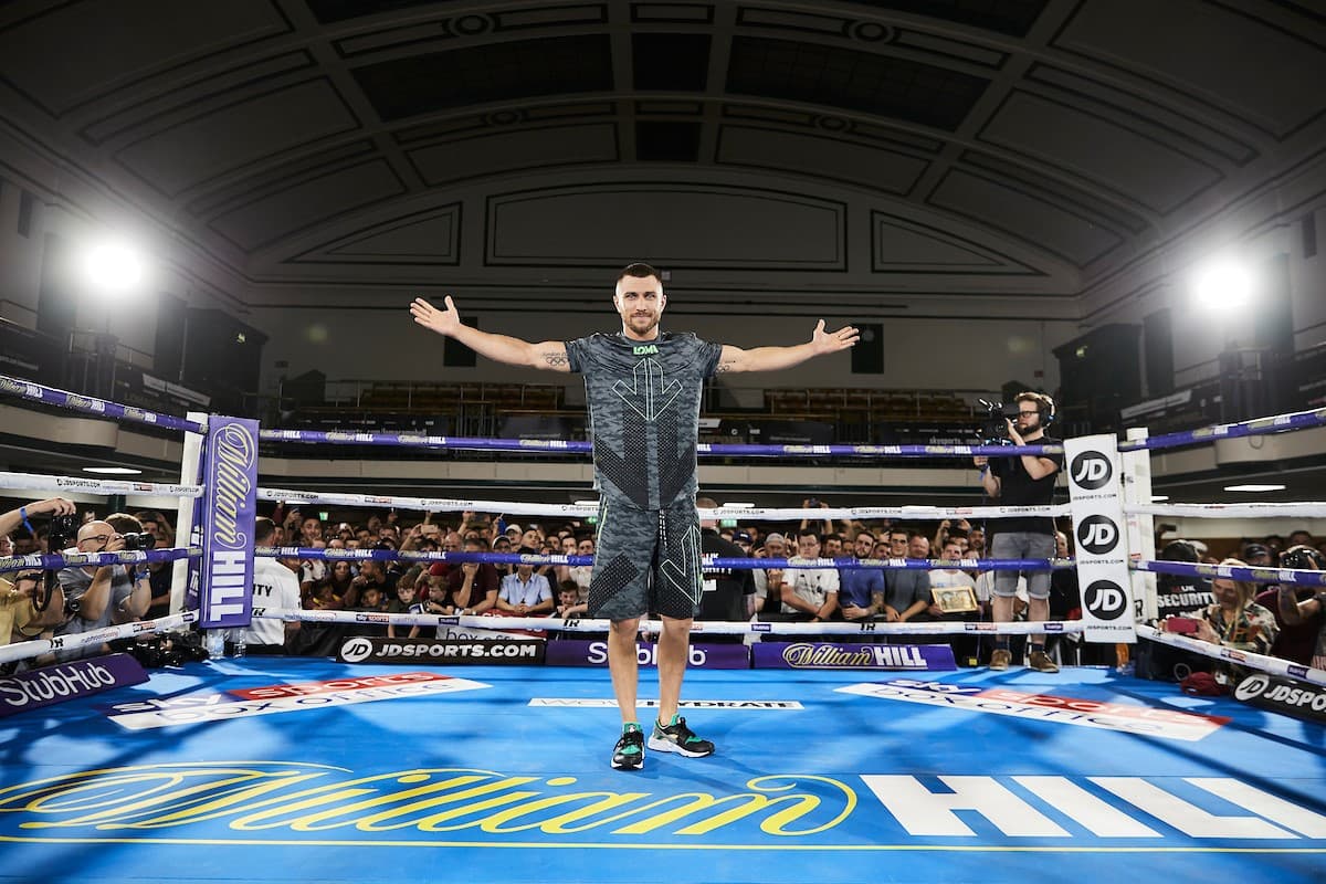 Vasiliy Lomachenko York Hall Arms Out