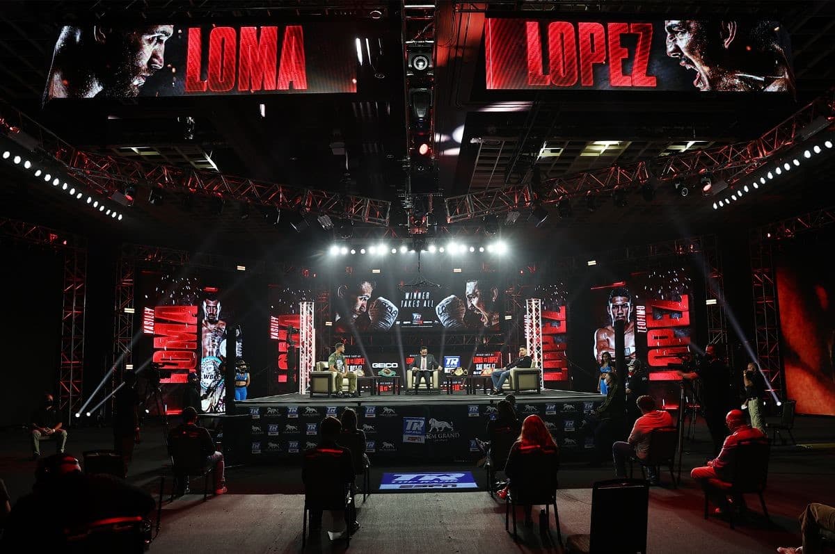 Vasiliy Lomachenko vs Teofimo Lopez Ring