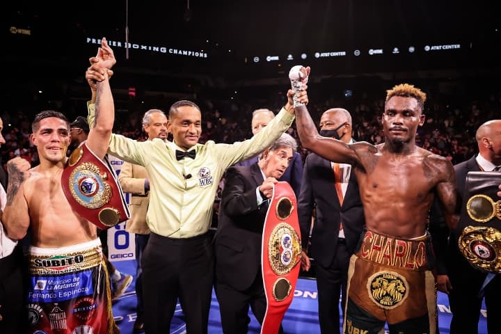 Jermell Charlo vs Brian Castano Draw