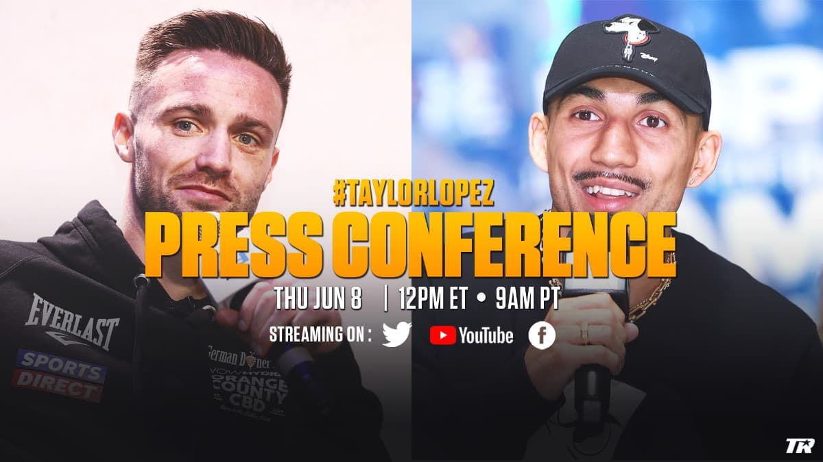 Josh Taylor vs Teofimo Lopez Presser Live