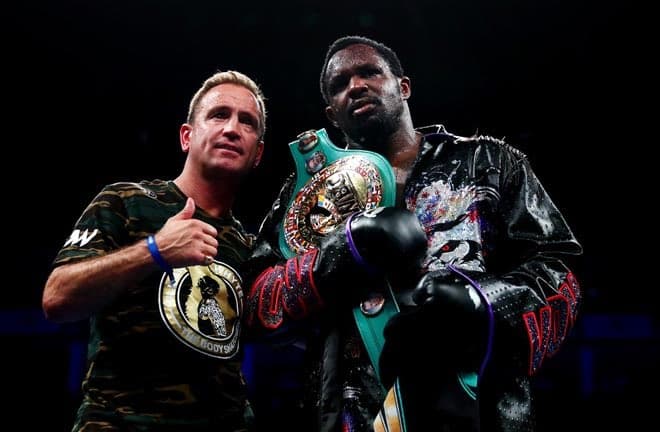 Dillian Whyte and Mark Tibbs