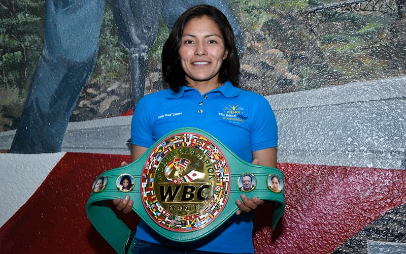 Ibeth Zamora WBC Female Belt
