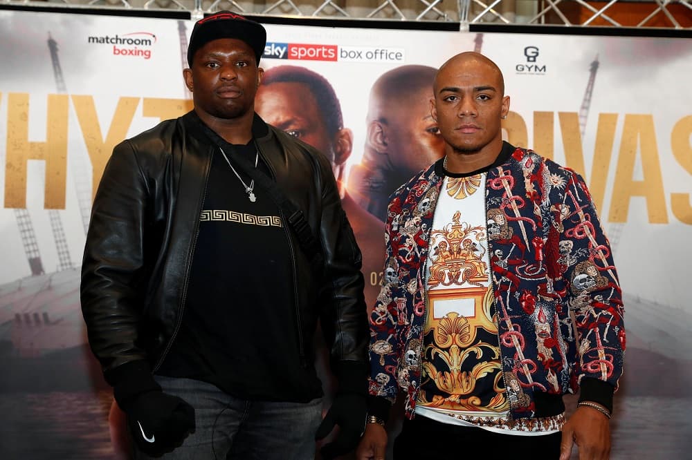 Dillian Whyte vs Oscar Rivas Standing Together